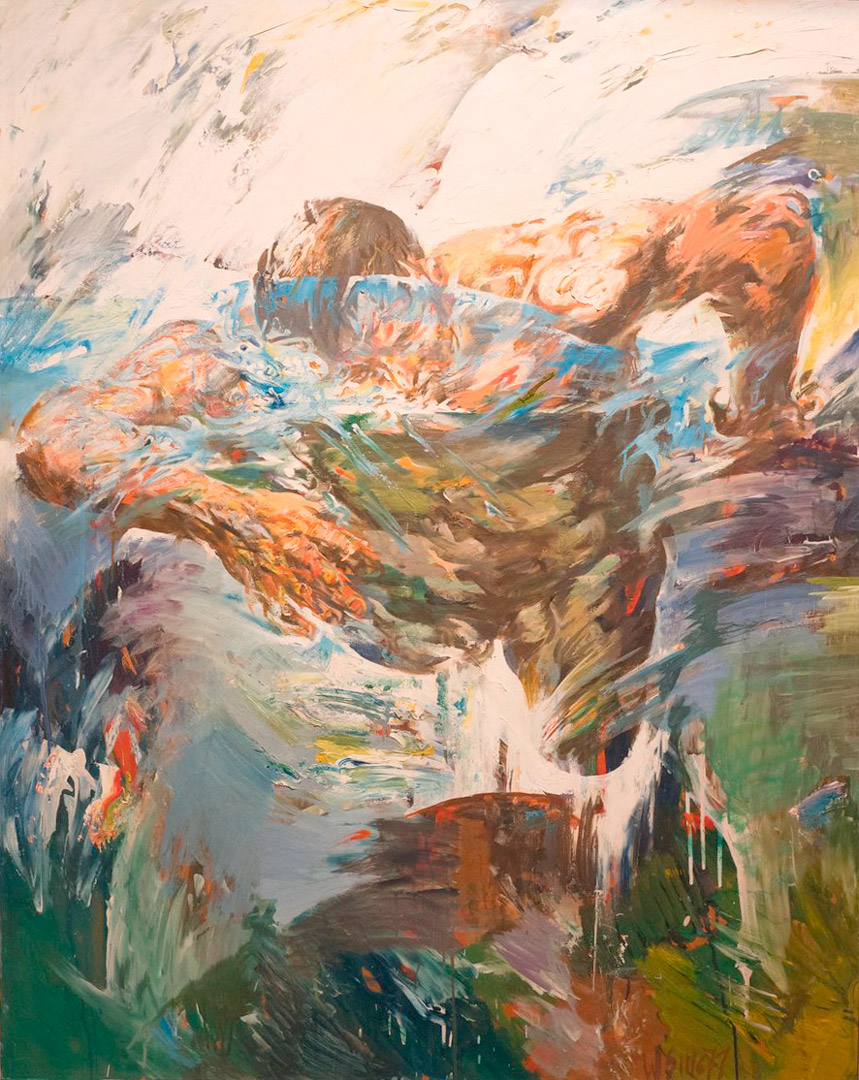 Gemälde Der Schwimmer von Willi Sitte