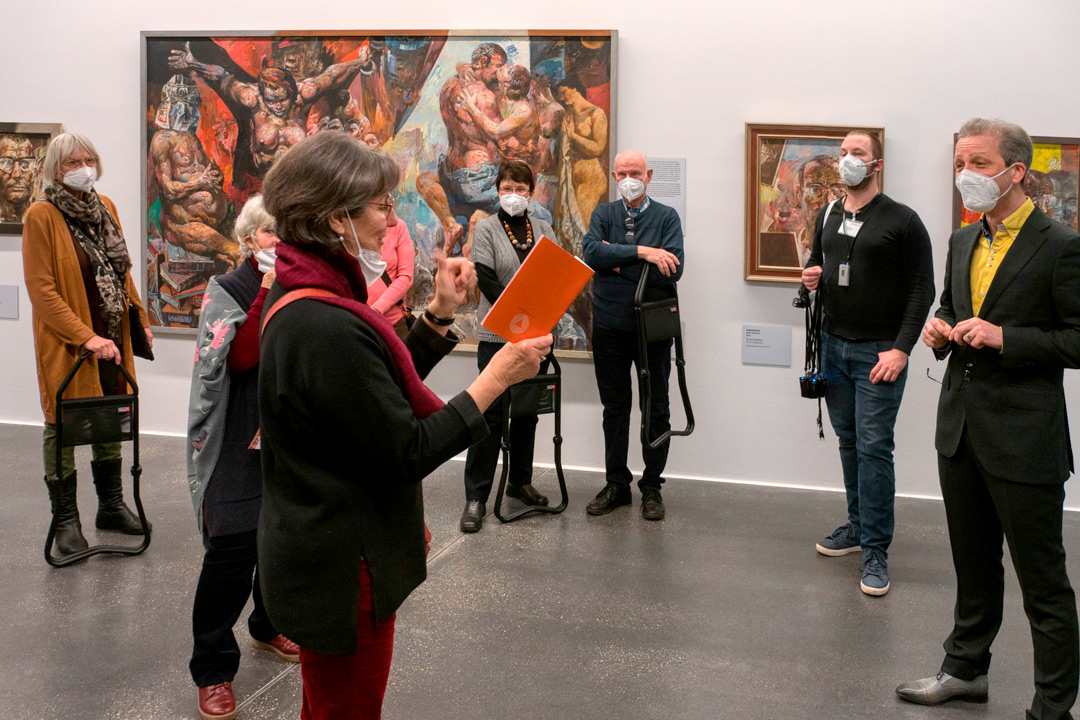 Sonderausstellung „Willi Sitte: Die Retrospektive“ Exkursion Kunstmuseum Moritzburg Besuch der Sonderausstellung "Willi Sitte: Die Retrospektive"