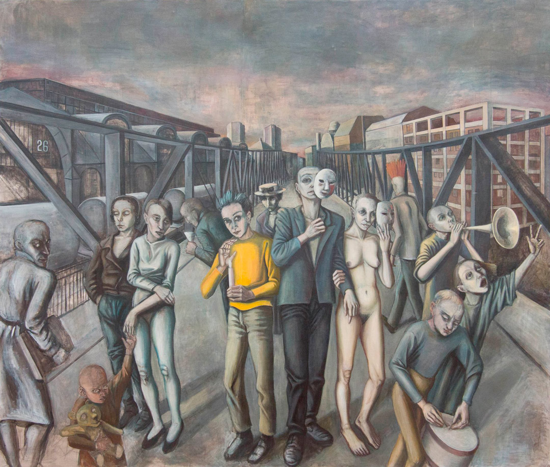 Der Verein "Freunde des Albertinum" besuchte im Oktober 2019 die Leipziger MdBK zur Ausstellung „Point of Return“ in welcher das Gemälde Doris Ziegler „Die große Passage“ vertreten war.