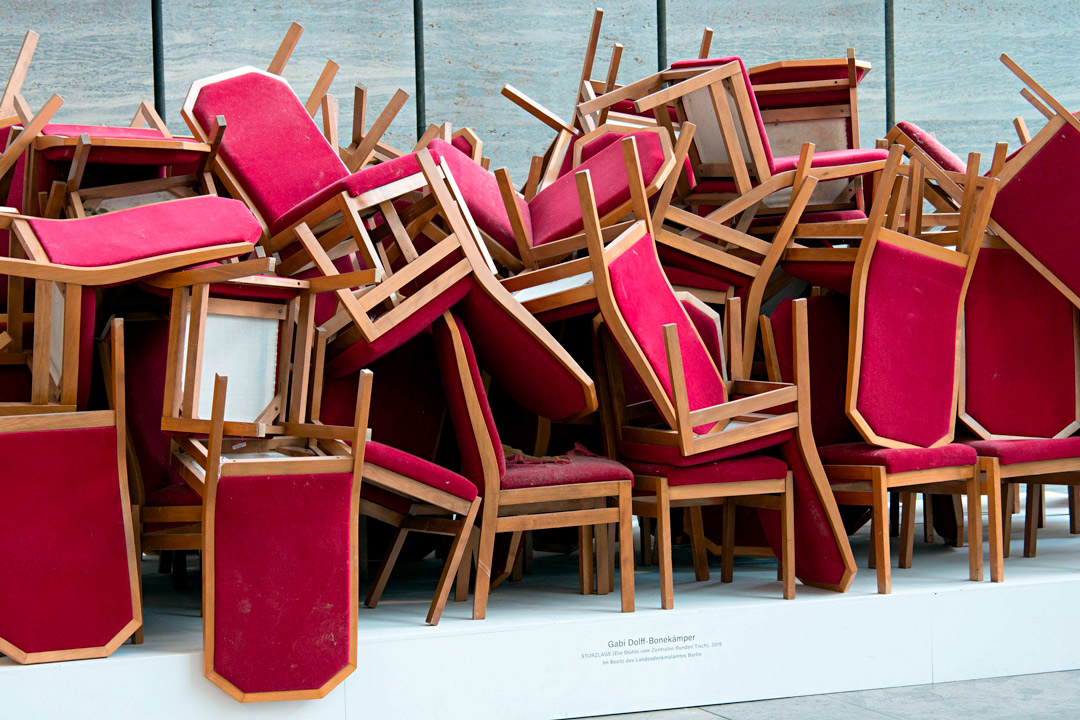 Der Verein "Freunde des Albertinum" besuchte im Oktober 2019 die Leipziger MdBK zur Ausstellung „Point of Return“ in welcher das Kunst Objekt „Sturzlage“ vertreten war.