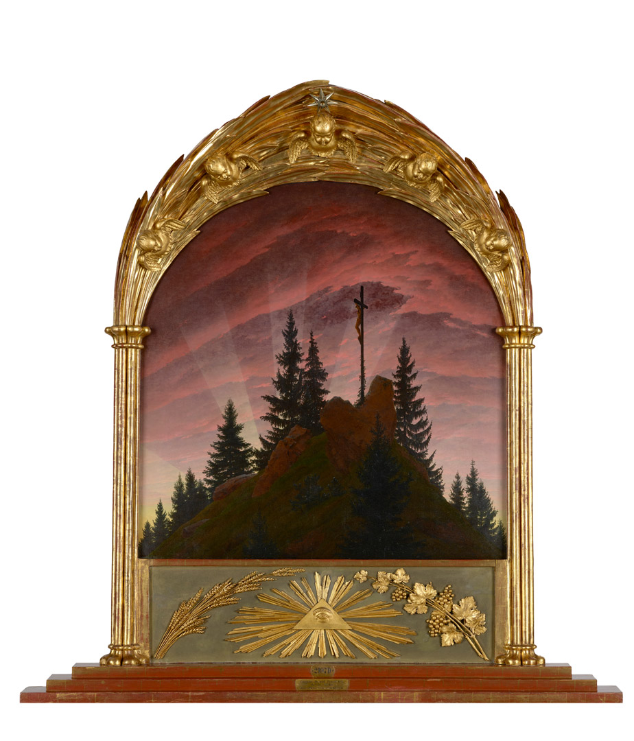 freunde-des-albertinum-begegnung-der-kuenste-304-caspar-david-friedrich-kreuz-im-gebirge-tetschener-altar