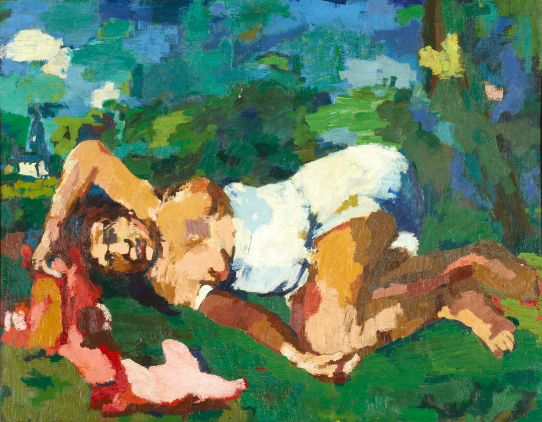 Sommer I Ölgemälde auf Leinwand "Sommer I" von Oskar Kokoschka aus dem Jahr 1922