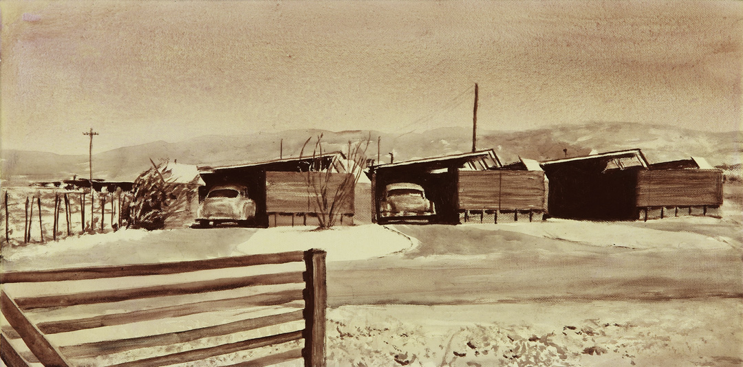 Acryl auf Leinwand - Desert Hot Springs