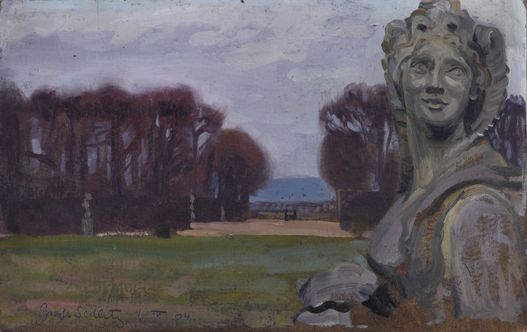 Öl auf Leinwand - Grosssedlitz