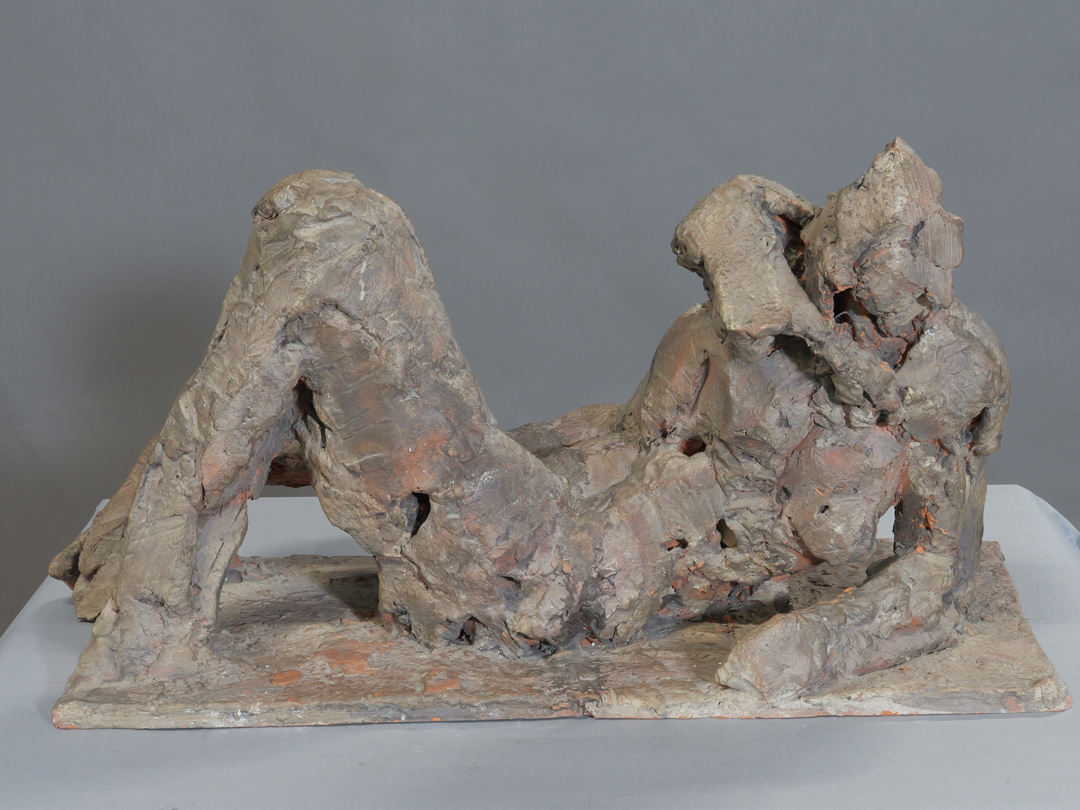 Eitempera, Öl auf Hartfaserplatte - MER-II