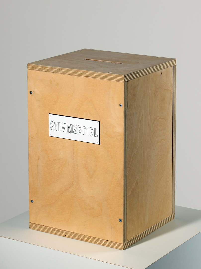Werk: Versiegelte Wahlurne