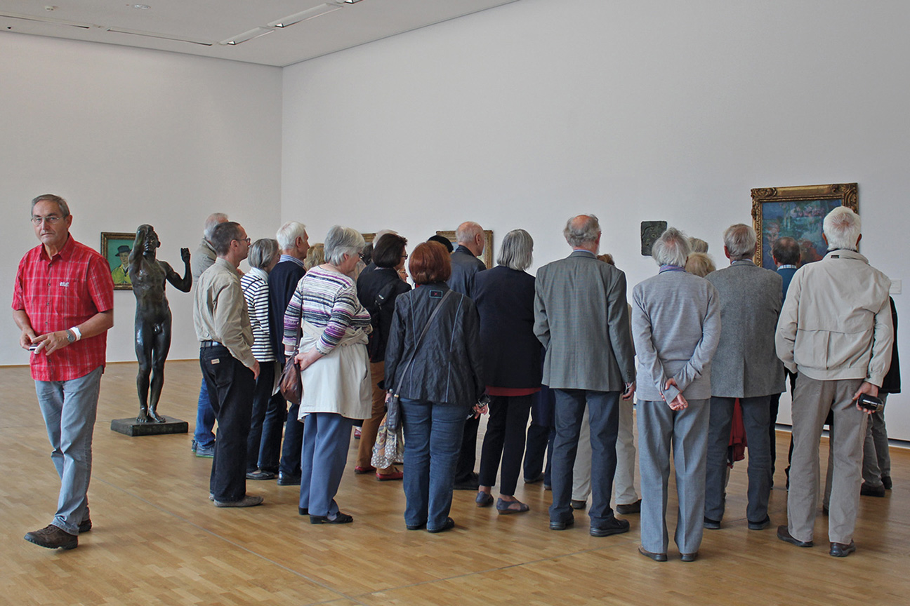 Der Verein "Freunde des Albertinum" besuchte im September 2009 das Folkwang Museum.